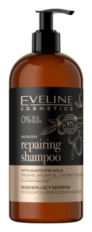 Eveline Organic Gold Szampon Regenerujący 500ml