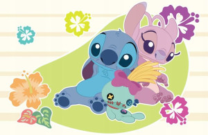 LILO I STICH fototapeta 200x130cm