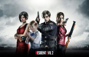 Resident Evil 2 fototapeta 200x130cm