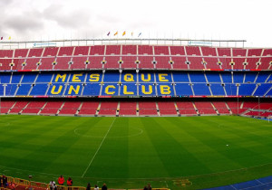 STADION FC BARCELONA naklejka 100x70cm