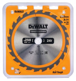 DeWALT tarcza piła do drewna 250mm 30mm 24z DT1956