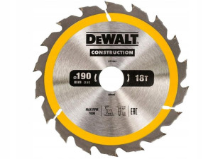 DeWALT tarcza piła do drewna 190mm 30mm 18z DT1943