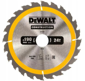DeWALT tarcza piła do drewna 190mm 30mm 24z DT1944