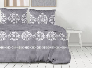 Pościel Satyna Frotex 220x200 Amore Popielata