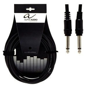 Kabel ALPHA AUDIO Jack - Jack 6,3mm Mono 0,9m sztuka