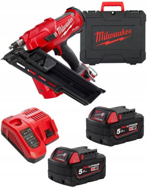 Gwoździarka aku. 18V 2x5Ah Milwaukee M18 FFN-502C