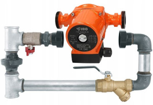 Przyłącze do pompy CO 2'' BYPASS + pompa IBO 25/60