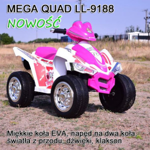 !HIT! NOWY OGROMNY QUAD na akumulator+nowe silniki STRONG+KOŁA EVA!