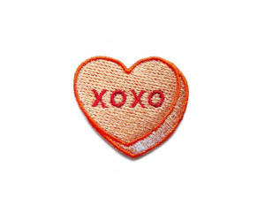 Naszywka na ubrania XOXO Candy Heart