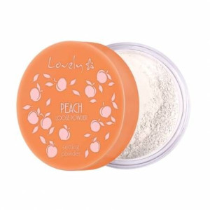 Lovely Transparentny puder brzoskwiniowy PEACH SETTING POWDER