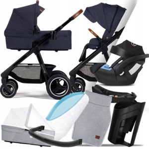 Kinderkraft 4w1 Everyday 03 Denim I Aton + Baza