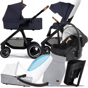 Kinderkraft 3w1 Everyday 03 Denim I Fotelik Kite