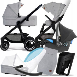 Kinderkraft 3w1 Everyday 04 Light Grey, Fotel Citi