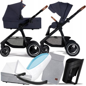Kinderkraft 2w1 Everyday 03 Denim I Adaptery