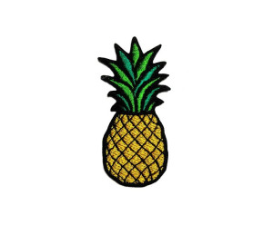 Haftowana naszywka na ubrania Ananas Pineapple