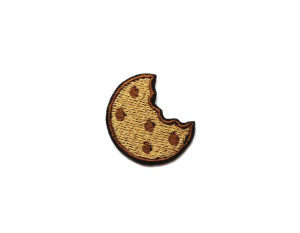 Naszywka haftowana na ubranie ciasteczko Cookie