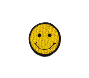 Naszywka haft na odzież uśmiech Smile