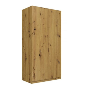 Dwudrzwiowa szafa na ubrania dąb artisan