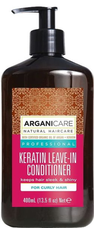 ArganiCare Keratin Odżywka bez spłukiwania do kręconych włosów z keratyną 4