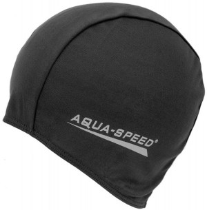 Czepek Aqua-Speed Polyester Cap czarny  07/091