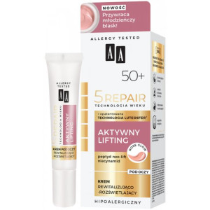 AA 5REPAIR 50+ Krem pod oczy rewitalizująco-rozświetlający 15ml