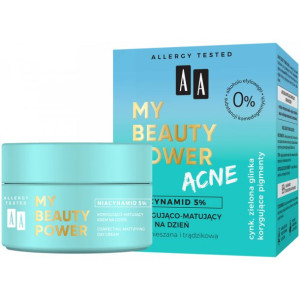 AA POWER ACNE Korygująco-matujący krem dzień 50ml