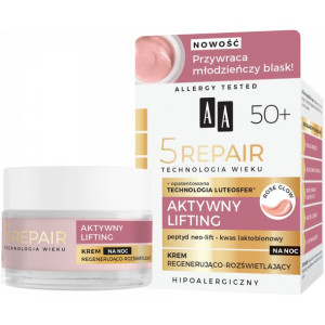 AA 5REPAIR 50+ Krem regenerująco-rozświetlający noc 50ml