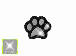 Haftowana Naszywka Odblaskowa Psia Łapka Dog's Paw