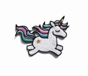 Naszywka Haftowana na ubrania Jednorożec Unicorn
