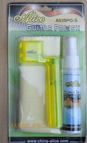 Zestaw Do Czyszczenia Gitar + Korbka+szmatka K017 Alice