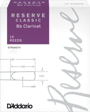 Stroik do klarnetu 3,5+ RESERVE CLASSIC D'Addario