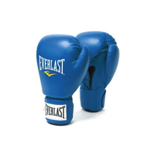 Everlast Skórzane Rękawice Bokserskie 651 Blue - 10 Oz.