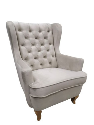 Fotel Uszak Chesterfield FILIP Glamour
