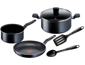 Zestaw Garnków TEFAL Titanium 6 elementów indukcja