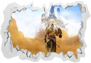 Assassin’s Creed Origins naklejka 3D 130x90cm