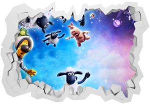 Baranek Shaun Farmageddon fototapeta 3D 100x70cm