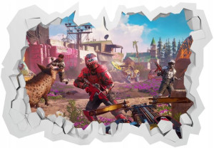 Far Cry New Dawn naklejka 3D 100x70