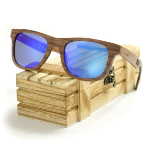 Drewniane okulary przeciwsłoneczne Niwatch Perseus Blue