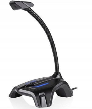 Mikrofon Gamingowy Led Usb Redukcja Szumów Stream