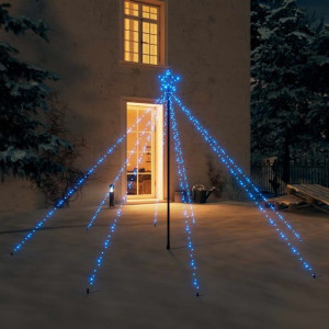 Lumarko Choinka z lampek, wewn./zewn., 400 niebieskich diod LED, 2,5 m
