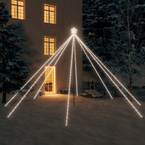 Lumarko Choinka z lampek, 800 zimnych białych diod LED, 5 m
