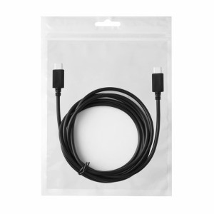 Kabel REVERSE Type C/Type C 3A, 3m czarny BAG
