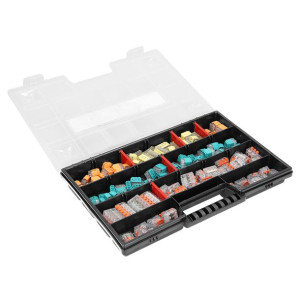 Zestaw złączek instalacyjnych HOUSE PREMIUM, 151 sztuk. Wciskane: 25x 2-prz
