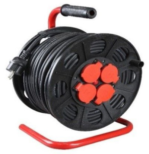 Przedłużacz elektr.bębnowy rr ps-bt g ip44/3*2.5/40m 4gs ce