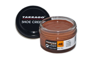 Tarrago Shoe Cream Krem do skór nabłyszcza konserwuje odżywia nr 49 koniak,