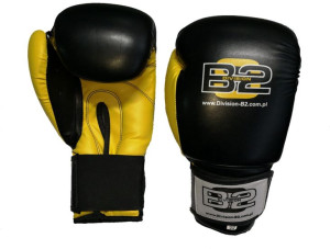 Division-b2 Rękawice Bokserskie Black/yellow - 8 Oz.