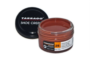 Tarrago Shoe Cream Krem do skór nabłyszcza konserwuje odżywia nr 29 jasny b