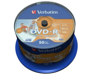 Płyty DVD-R Verbatim Printable NO ID 4,6 GB 50szt