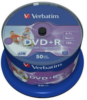 Płyty DVD+R Verbatim Printable NO ID 4,6GB 50szt.