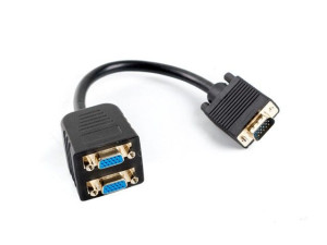Adapter 1 x VGA - 2 x VGA Lanberg